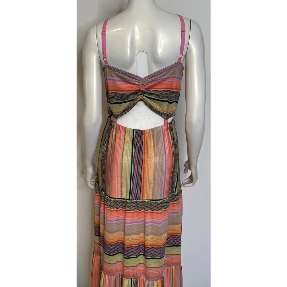 Double D Ranch Desperado Serape Maxi Dress NWT XL Knit Multicolored Boho - Picture 6 of 16